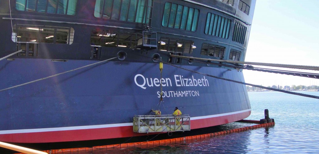 queen elizabeth ii ship interior. The new ship is due to leave